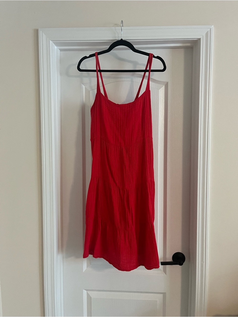 S’edge Red Spaghetti Strap Sundress